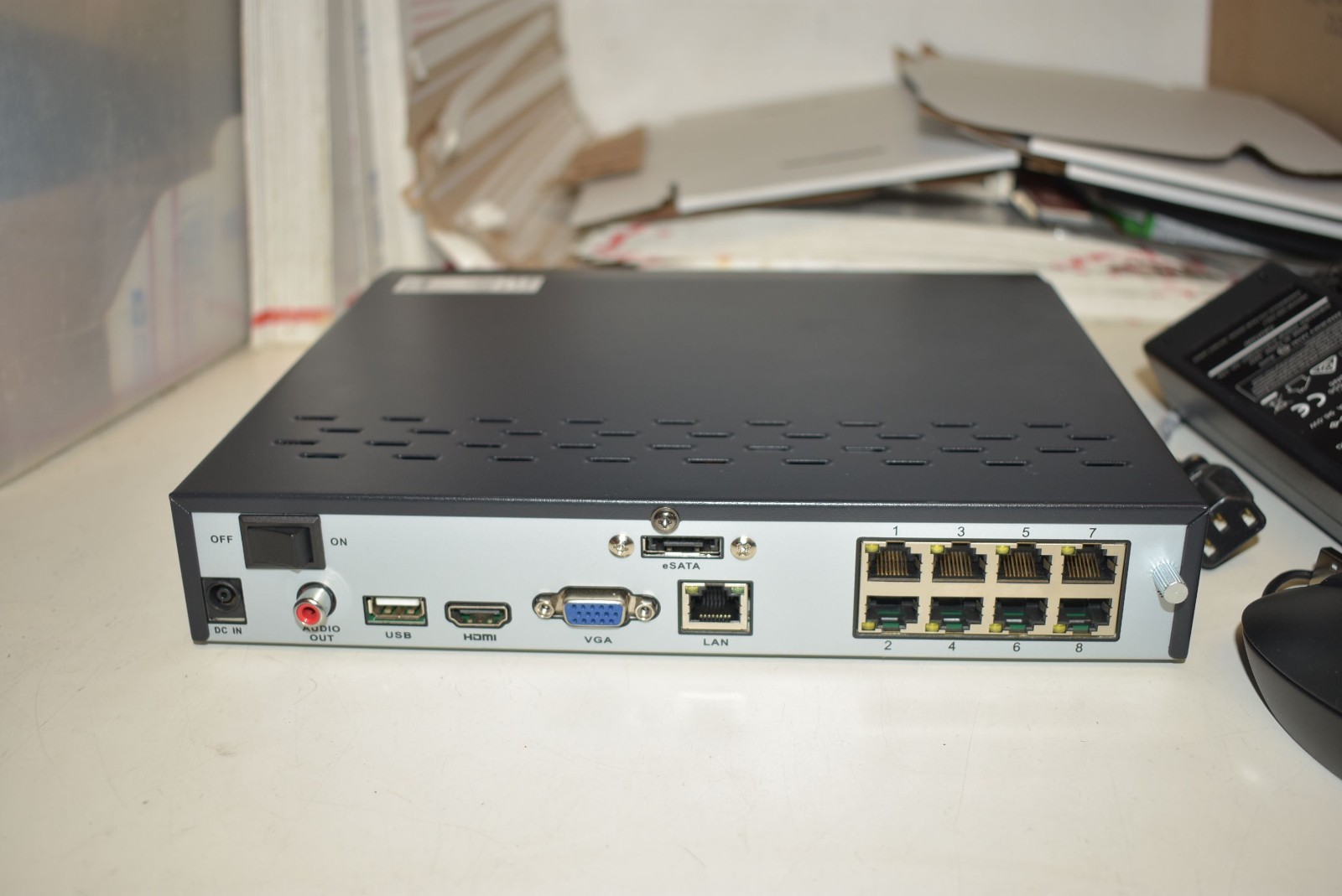 REOLINK RLN8-410 8 CHANNEL NVR NETWORK VIDEO SECURITY CAMERA RECORDER W/POE