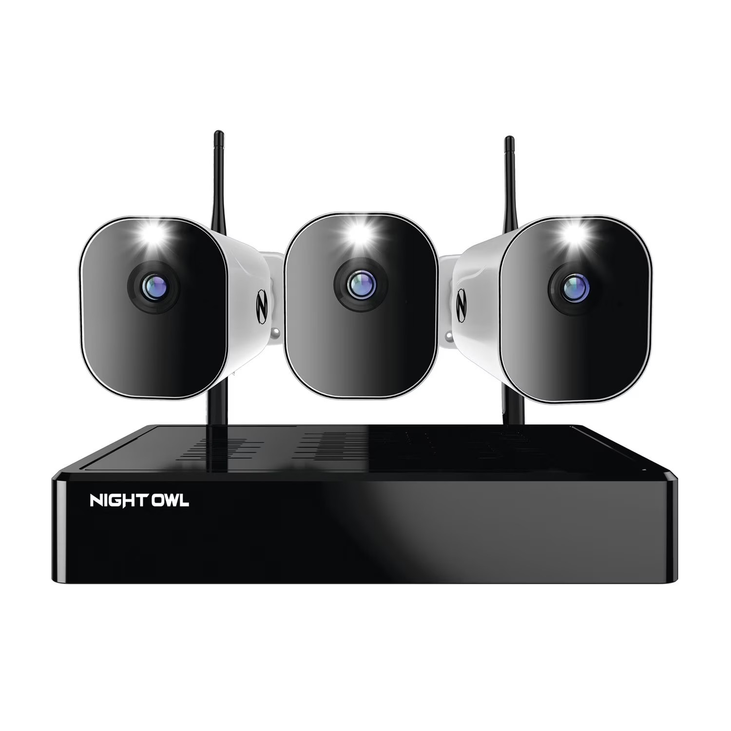 Night Owl 3Wireless Cameras NVR 1 TB Hard Drive Motion Detection 2way Audio New