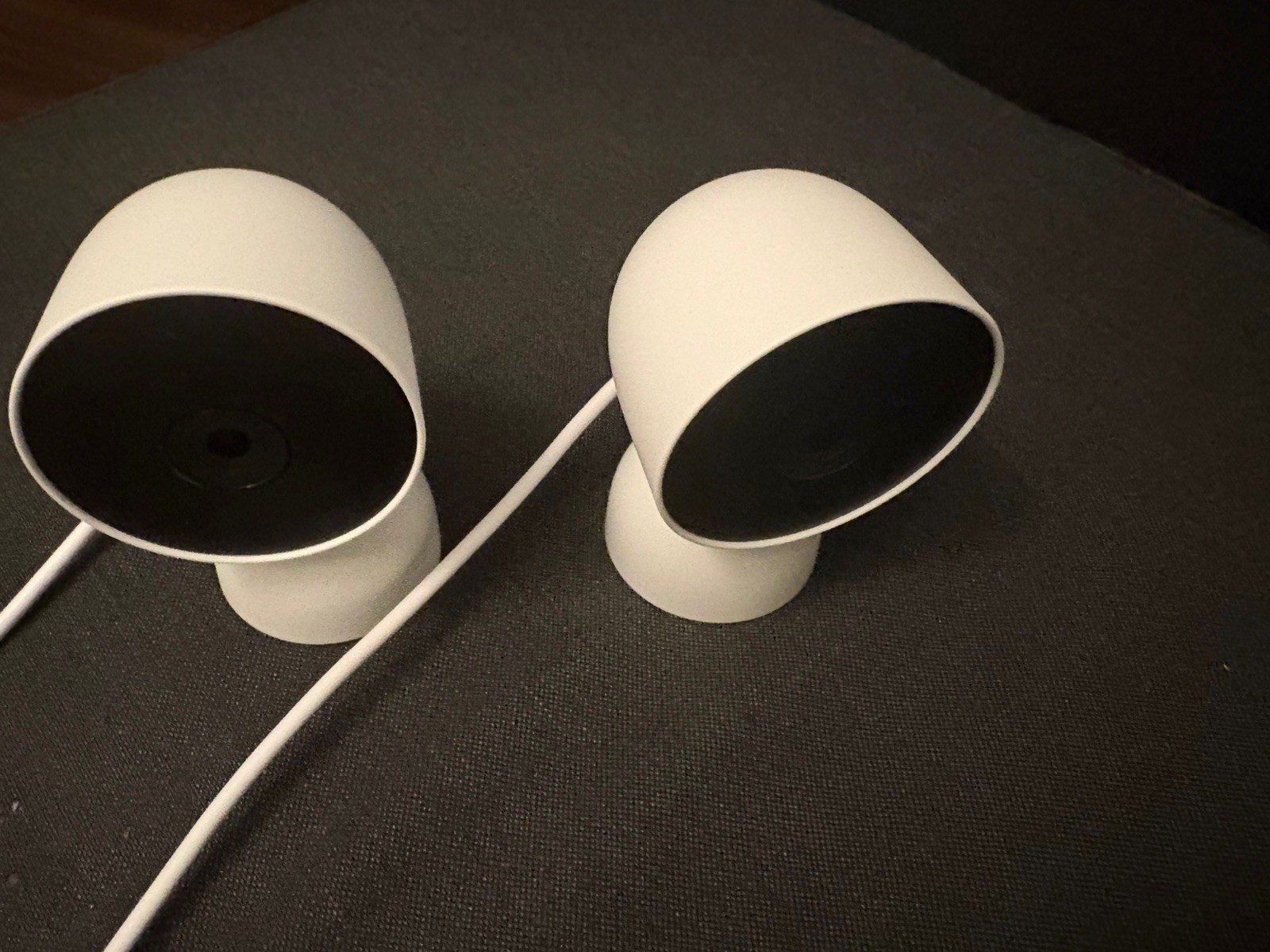Google Nest Cam Wired Indoor Surveillance Camera – Snow (GA01998-US) (2 Pack)
